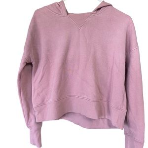 High End Soft LA Hearts Cropped PINK Women’s S Hoodie Sweatshirt MINTY